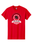 GILDAN RED UNISEX TSHIRT WITH SCREENED LOGO