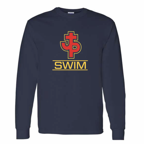 GILDAN UNISEX COTTON LONG SLEEVE SHIRT W SCREENED LOGO 