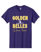 GILDAN UNISEX PURPLE COTTON TSHIRT W SCREENED LOGO