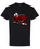 GILDAN UNISEX BLACK TSHIRT WITH SCREENED LOGO