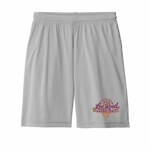 GREY DRIFIT SHORTS WITH SCREENED LOGO