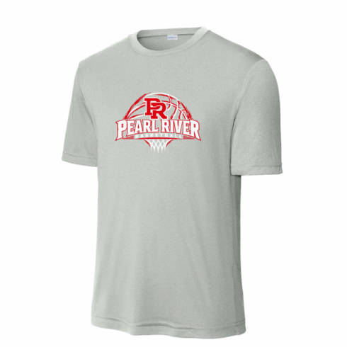 GREY UNISEX SHORT SLEEVE DRIFIT SHIRT WITH SCREENED LOGO