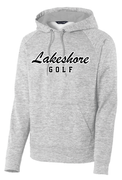 HEATHER GREY FLEECE LINED UNISEX DRIFIT HOODIE W SCREENED LOGO