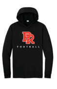 LIGHTWEIGHT LONG SLEEVE DRIFIT HOODIE SHIRT WITH SCREENED LOGO FRONT AND BACK