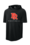 LIGHTWEIGHT SHORT SLEEVE DRIFIT HOODIE SHIRT WITH SCREENED LOGO FRONT AND BACK