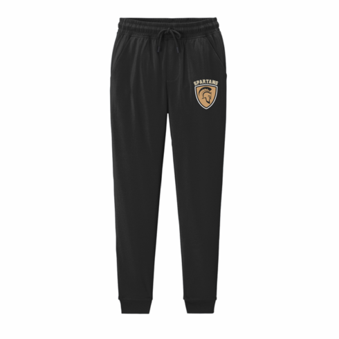 *MANDATORY NEW PLAYERS* BLACK UNISEX JOGGER PANT WITH CUFFED BOTTOMS SCREENED WITH LOGO