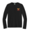MENS BLACK LONG SLEEVE DRIFIT SHIRT WITH EMBROIDERED LOGO 