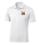 MENS WHITE DRIFIT POLO WITH EMBROIDERED LOGO
