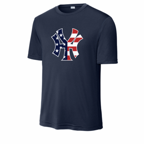 NAVY NY UNISEX DRIFIT SHORT SLEEVE