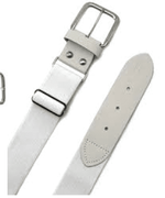 WHITE ADJUSTABLE BELT