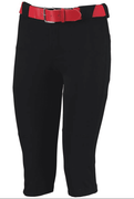 WOMENS BLACK SOFTBALL PANTS
