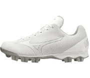 MIZUNO WHITE WOMENS MOLDED BOTTOM CLEAT 