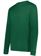 DARK GREEN LONG SLEEVE DRIFIT W SCREENED LOGO AND #