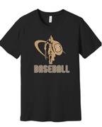BELLA SOFT COTTON BLACK UNISEX TSHIRT W SCREENED LOGO