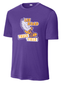 PURPLE UNISEX DRIFIT SHORT SLEEVE SHIRT WITH SCREENED LOGO