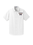 SHORT SLEEVE WHITE MENS BUTTON DOWN SHIRT WITH W EMBROIDERED LOGO
