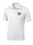 WHITE MENS DRIFIT POLO WITH W EMBROIDERED LOGO