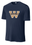 NAVY UNISEX DRIFIT SHIRT WITH W LOGO SCREENED