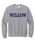 GILDAN SPORT GREY CREW SWEAT WITH WILLOW WORD LOGO