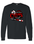 UNISEX BLACK LONG SLEEVE DRIFIT SHIRT WITH SCREENED LOGO