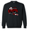 GILDAN BLACK UNISEX CREW SWEATSHIRT WITH SCREENED LOGO