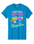GILDAN UNISEX GILDAN COTTON SAPPHIRE TSHIRT WITH SCREENED LOGO ON FRONT