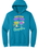 GILDAN SAPPHIRE UNISEX HOODED SWEATSHIRT WITH SCREENED LOGO