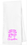 WHITE KITCHEN TOWEL WITH KAREN'S KREWE HAPPY HOUR LOGO SCREENED PINK INK
