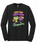 GILDAN UNISEX BLACK LONG SLEEVE SHIRT WITH SCREENED LOGO