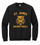 GILDAN UNISEX BLACK CREW SWEAT WITH SCREENED LOGO