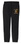 BLACK UNISEX JOGGER SWEAT PANT WITH CUFF BOTTOM AND SCREENED LOGO