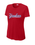 SPORT TEK WOMENS RED DRIFIT SHIRT WITH SCRIPT YANKEES LOGO SPORT TEK WOMENS RED DRIFIT SHIRT WITH SCRIPT YANKEES LOGO