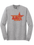 GILDAN SPORT GREY UNISEX LONG SLEEVE SHIRT WITH SCREENED LOGO