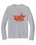 GREY UNISEX LONGSLEEVE DRIFIT SHIRT WITH SCREENED LOGO 