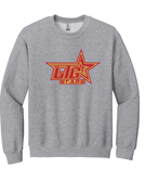 GILDAN UNISEX SPORT GREY CREW SWEATSHIRT W SCREENED LOGO