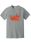 COMFORT COLOR GREY SHORT SLEEVE SHIRT W SCREENED LOGO