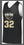 black/white unisx reversible jersey with screened logo and #