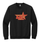 GILDAN BLACK CREW SWEATSHIRT W SCREENED LOGO