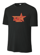 BLACK UNISEX DRIFIT SHIRT WITH SCREENED LOGO