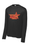 BLACK UNISEX LONG SLEEVE DRIFIT SHIRT WITH SCREENED LOGO