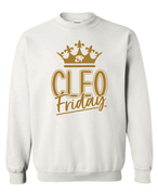 GILDAN UNISEX WHITE CREW SWEATSHIRT WITH SCREENED LOGO