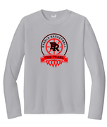 *MANDATORY* SILVER LONG SLEEVE SHOOTER SHIRT WITH SCREENED LOGO AND NAME ON BACK