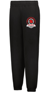 *MANDATORY* BLACK JOGGERS WITH CUFF BOTTOM AND POCKETS WITH SCREENED LOGO