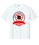 WHITE UNISEX DRIFIT SHIRT WITH SCREENED LOGO