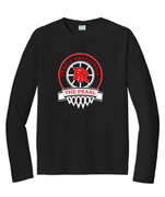 BLACK UNISEX LONG SLEEVE DRIFIT WITH SCREENED LOGO