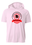 WHITE UN ISEX HOODED SHORT SLEEVE DRIFIT WITH SCREENED LOGO