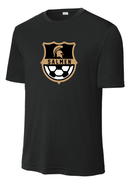 BLACK DRIFIT SHORT SLEEVE SHIRT WITH SCREENED LOGO