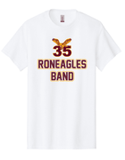 GILDAN WHITE COTTON TSHIRT WITH SCREENED LOGO