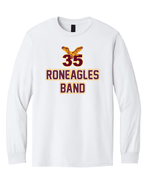 GILDAN WHITE LONG SLEEVE SHIRT WITH SCREENED LOGO