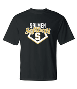 UNISEX BLACK DRIFIT SHIRT WITH SCREENED LOGO